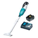 Makita Stick Vac 18V Brushless Supplied with 1 x 5.0Ah battery (BL1850B) & Rapid charger (DC18RC)