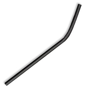 Biopak Black Bendy Straw Slv 250