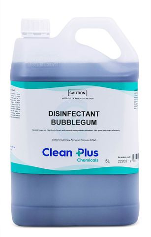 Clean Plus Disinfectant Bubblegum 15Lt