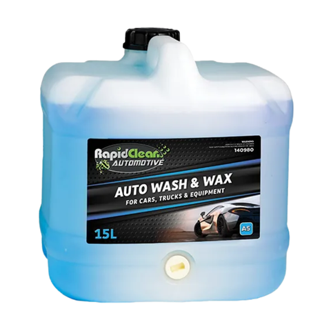 RapidClean Auto Wash and Wax 15Lt