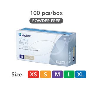 Glove Latex Small Powder Free Pkt 100