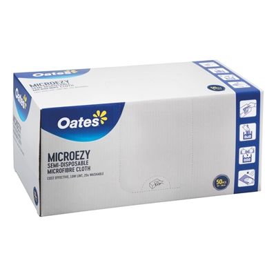 Oates Microezy Cloths Blue Packet 50