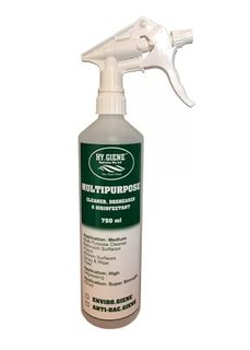 Hy Giene Bottle for Multi Purpose Dark Green 750ml (Empty)