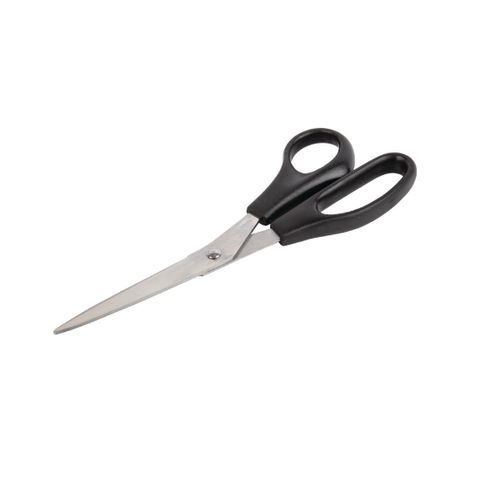 Vogue Household Scissors - 203mm / 8" Black Plastic Handles