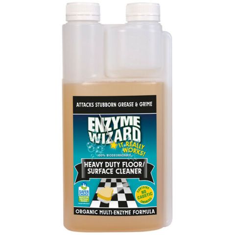 Enzyme Wizard Heavy Duty Floor Cleaner 1L Twin
