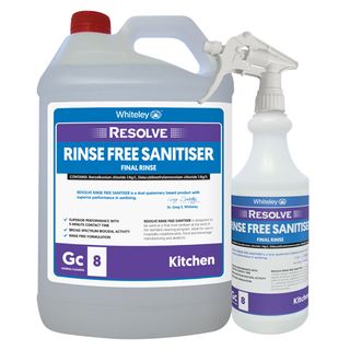 Resolve Rinse Free Sanitiser 5L