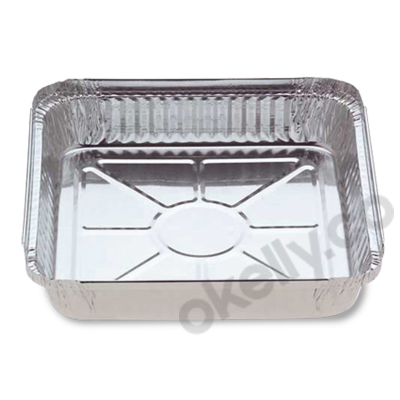 Foil Container 7223E Foil Sq Multi Serve Tray 200/CTN