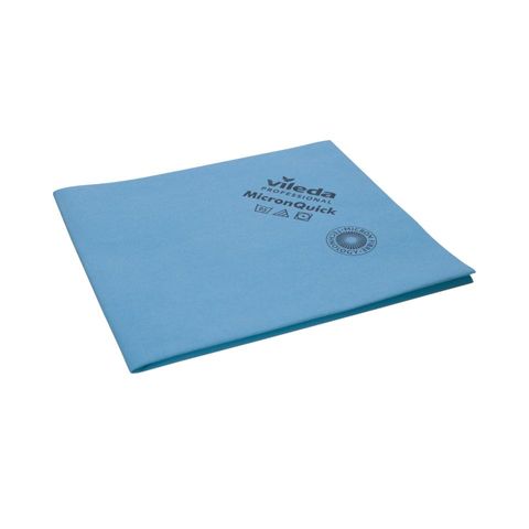 Vileda MicronQuick Wipe 40x38cm Pkt 5 Blue