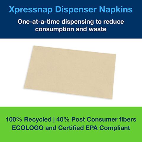 Tork Xpressnap Lunch Napkin N4 Natural Ctn 6000
