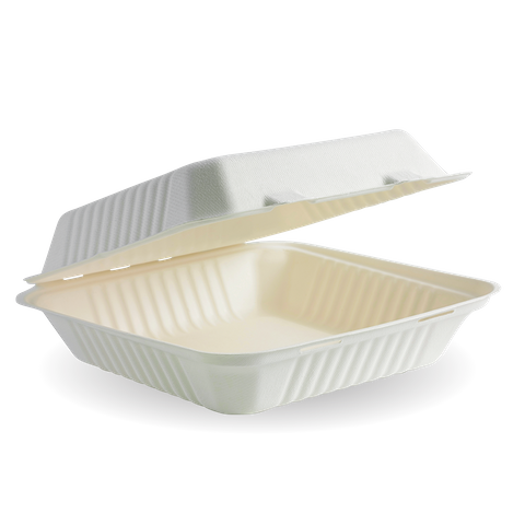 Biopak Pizza Clamshell  9" Natural Ctn 250