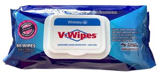 V Wipes Hospital Grade Disinfectant Wipes Packet of 80