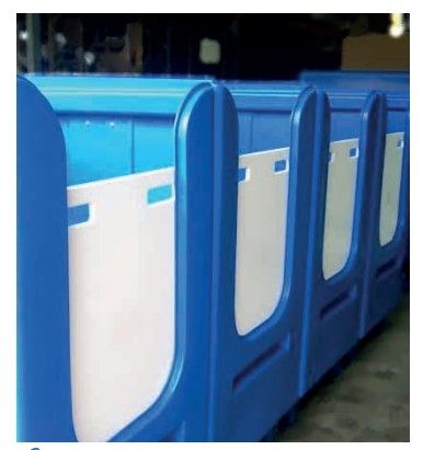 Poly Shelf/Bin Front To Suit TLET4