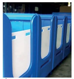Poly Shelf/Bin Front To Suit TLET4