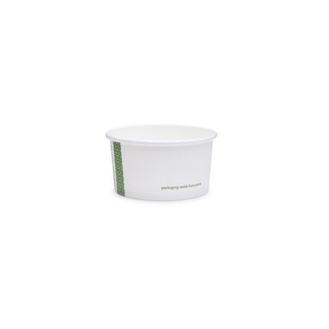 Vegware 6oz (180ml) Paper Bowl - White - 90 Series Ctn 1000