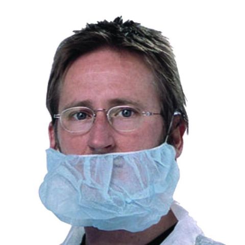 Beard Cover Single Loop Blue Ctn 500