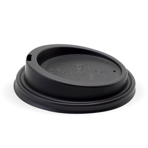 Bio Cup Lid 8-20oz Black PLA Slv 50