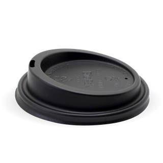 Bio Cup Lid 8-20oz Black PLA Slv 50