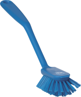 Vikan Dish Brush 280mm Medium Blue