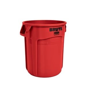 Rubbermaid Brute Vented Waste Comtainer 76L Red