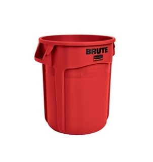 Rubbermaid Brute Vented Waste Comtainer 76L Red