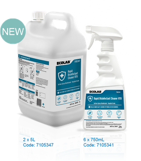 Ecolab Rapid Disinfectant Cleaner 5lt RTU
