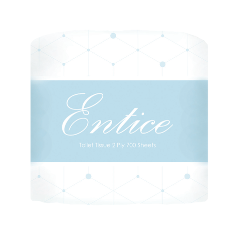 Entice Toilet Paper 2 Ply 700 Sheet Ctn 48