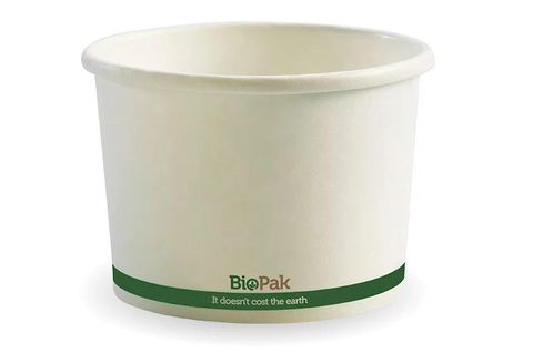 Biopak Paper Bowl 16oz Kraft Slv 25