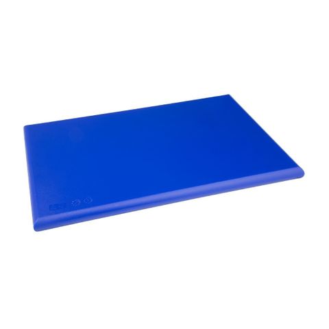 Hygiplas Extra Thick High Density Chopping Board Blue - 450x300x20mm