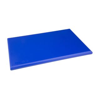 Hygiplas Extra Thick High Density Chopping Board Blue - 450x300x20mm