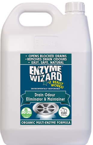 Enzyme Wizard Drain Odour Eliminator & Maintainer 5lt