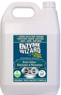 Enzyme Wizard Drain Odour Eliminator & Maintainer 5lt
