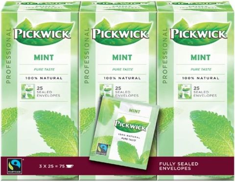 Tea Bags Pickwick Mint Envelope Ctn 300