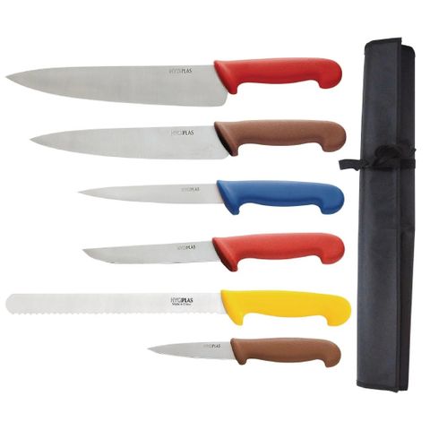 Hygiplas Colour Coded Chefs Knife Set