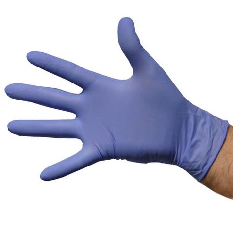 Glove Vinyl Blue Small Pkt 100