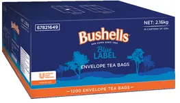 Tea Bags Bushells Envelope Ctn 1200