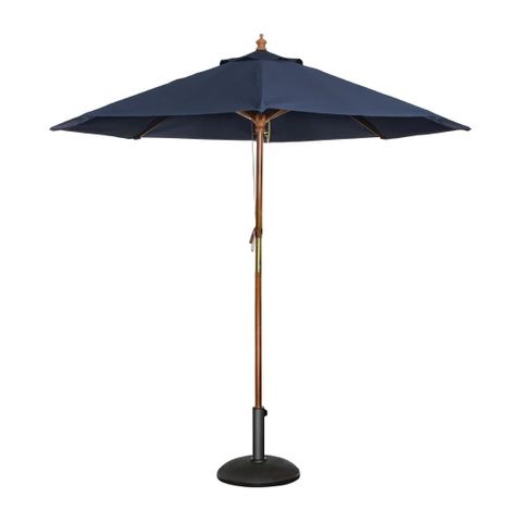 Bolero Round Outdoor Umbrella 3m Diameter Navy Blue