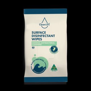 Cleanlife Surface Disinfectant Wipes Ctn 8 x 80