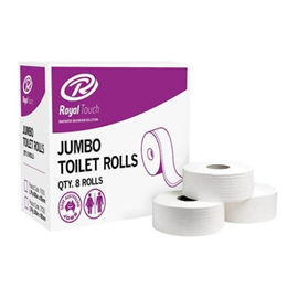 Royal Touch Jumbo 1ply 500m Toilet Tissue Carton 8