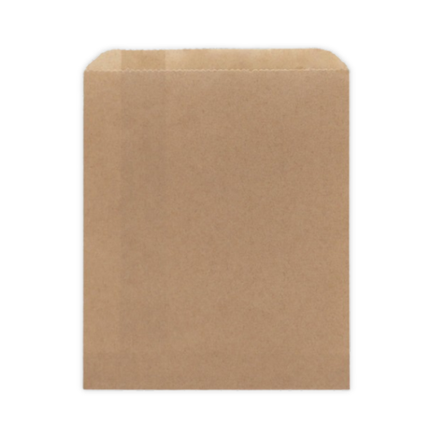 Bag 3 Long Brown Pkt 500