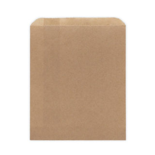 Bag 3 Long Brown Pkt 500