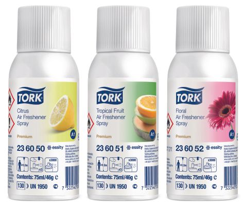 Tork Mixed Pack Air Freshener Spray A1 Ctn 12