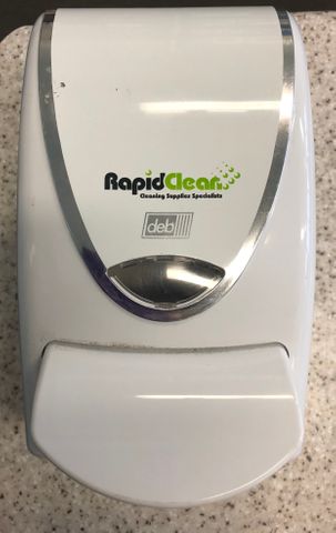 Deb Dispenser Chrome Border RapidClean 1Lt