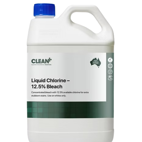 Clean Plus Liquid Chlorine Bleach 12.5% 5Lt