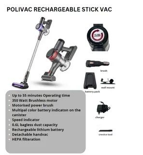Polivac Rechargeable Stick Vac Charger