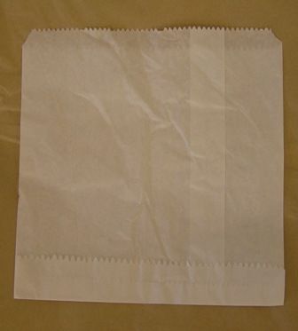 Bag 2 Square GR White Pkt500