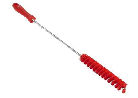 Vikan Drain Cleaning Brush 15mm 15x310mm Stiff Bristle Red