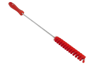 Vikan Drain Cleaning Brush 15mm 15x310mm Stiff Bristle Red