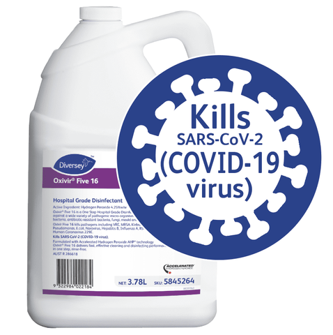Oxivir Five 16 Hospital Grade Disinfectant/ Cleaner 3.75Lt