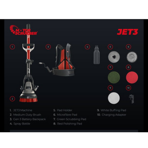 Motor Scrubber Jet3 Starter Kit