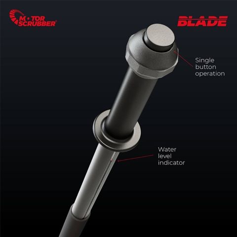 Motor Scrubber Blade Fluid Injection Handle